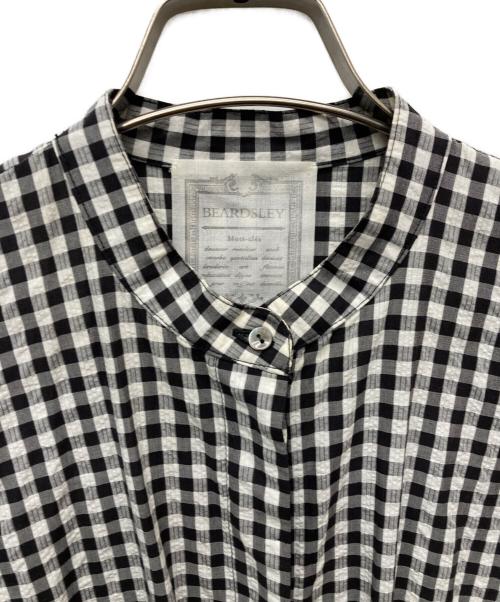 BEARDSLEY（ビアズリー）BEARDSLEY (ビアズリー) シアーサッカーワンピース/BEZ1021509A0007 グレー サイズ:ＦＲＥＥの古着・服飾アイテム
