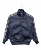 adidasアディダス）の古着「デニム ファイヤーバード トラックトップ」｜ネイビー