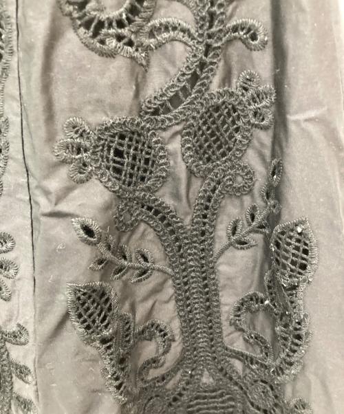 THE SHINZONE（ザ シンゾーン）THE SHINZONE (ザ シンゾーン) EMBROIDERY LACE SKIRT ブラック サイズ:34の古着・服飾アイテム