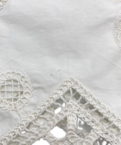 THE SHINZONE（ザ シンゾーン）THE SHINZONE (ザ シンゾーン) EMBROIDERY LACE SKIRT ホワイト サイズ:34の古着・服飾アイテム