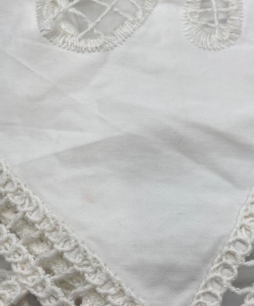 THE SHINZONE（ザ シンゾーン）THE SHINZONE (ザ シンゾーン) EMBROIDERY LACE SKIRT ホワイト サイズ:34の古着・服飾アイテム