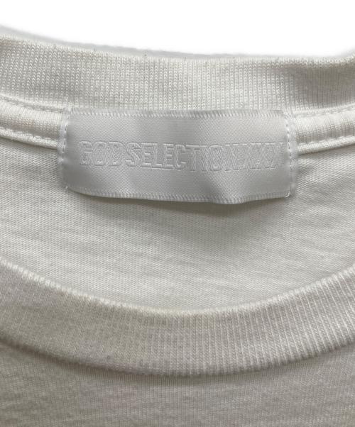 GOD SELECTION XXX（ゴッド セレクション トリプルエックス）GOD SELECTION XXX (ゴッド セレクション トリプルエックス) プリントTシャツ ホワイト サイズ:Ｍの古着・服飾アイテム
