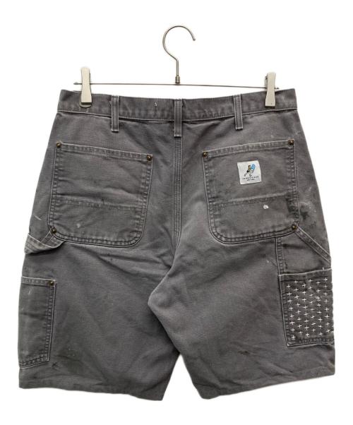 INNOCENCE NEW YORK（イノセンス ニューヨーク）INNOCENCE NEW YORK (イノセンス ニューヨーク) Paint Painter Shorts グレー サイズ:81cm (W32)の古着・服飾アイテム