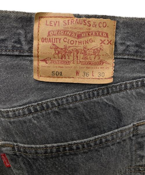 LEVI'S（リーバイス）LEVI'S (リーバイス) 先染め501ブラックデニム/501-0658 ブラック サイズ:91cm (W36)の古着・服飾アイテム