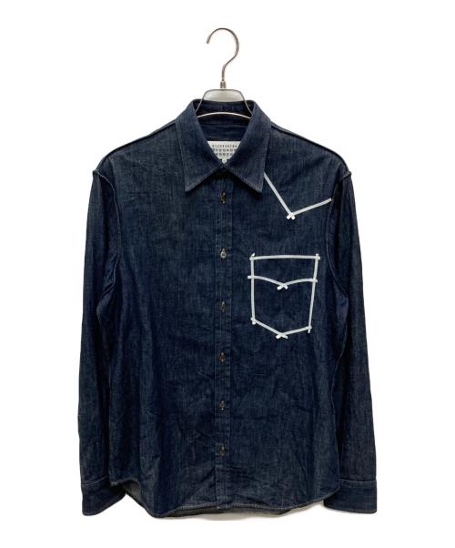 MARTIN MARGIELA（マルタン・マルジェラ）MARTIN MARGIELA (マルタン・マルジェラ) デニムシャツ/S50DL0349 インディゴ サイズ:ＸＬの古着・服飾アイテム
