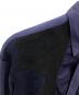 中古・古着 COMME des GARCONS SHIRT (コムデギャルソンシャツ) 90's レーヨンブレンド切替シャツ ネイビー サイズ:Ｍ：10000円
