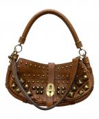 BURBERRY PRORSUMバーバリープローサム）の古着「2WAYスタッズショルダーバッグ/ITEFFEPI14SCA」｜ブラウン
