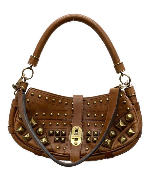 BURBERRY PRORSUM（バーバリープローサム）BURBERRY PRORSUM (バーバリープローサム) 2WAYスタッズショルダーバッグ/ITEFFEPI14SCA ブラウンの古着・服飾アイテム