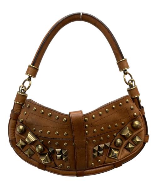 BURBERRY PRORSUM（バーバリープローサム）BURBERRY PRORSUM (バーバリープローサム) 2WAYスタッズショルダーバッグ/ITEFFEPI14SCA ブラウンの古着・服飾アイテム