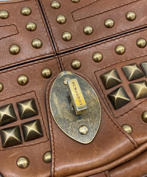 BURBERRY PRORSUM（バーバリープローサム）BURBERRY PRORSUM (バーバリープローサム) 2WAYスタッズショルダーバッグ/ITEFFEPI14SCA ブラウンの古着・服飾アイテム