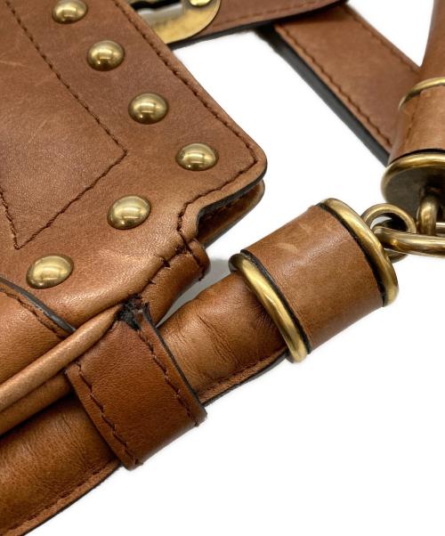 BURBERRY PRORSUM（バーバリープローサム）BURBERRY PRORSUM (バーバリープローサム) 2WAYスタッズショルダーバッグ/ITEFFEPI14SCA ブラウンの古着・服飾アイテム