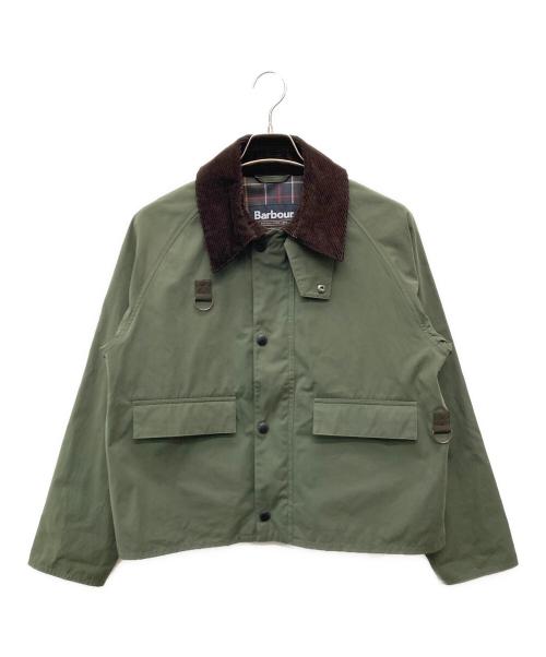 Barbour（バブアー）Barbour (バブアー) SPEY/ピーチスキン コットン ショートレングスブルゾン カーキ サイズ:Ｍの古着・服飾アイテム