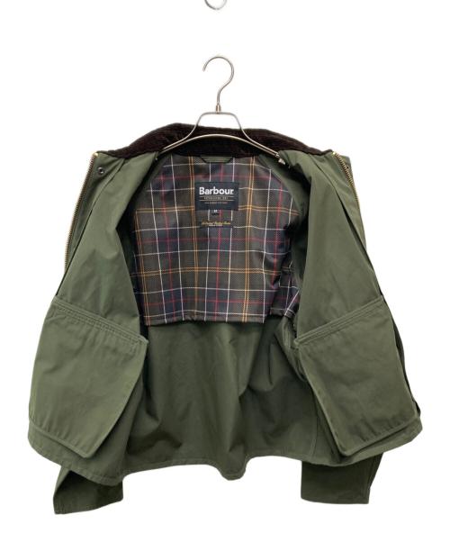 Barbour（バブアー）Barbour (バブアー) SPEY/ピーチスキン コットン ショートレングスブルゾン カーキ サイズ:Ｍの古着・服飾アイテム