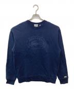 LACOSTE×Sporty & Richラコステ×スポーティーアンドリッチ）の古着「クルーネックスウェット」｜ネイビー