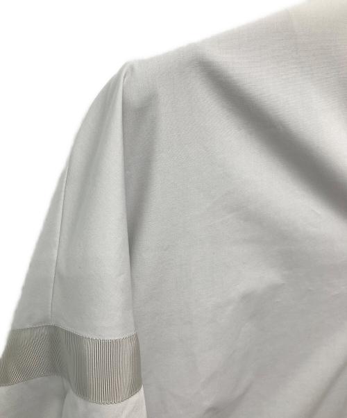 LE PHIL（ル フィル）LE PHIL (ル フィル) ラッフルスリーブロングブラウス グレー サイズ:Freeの古着・服飾アイテム
