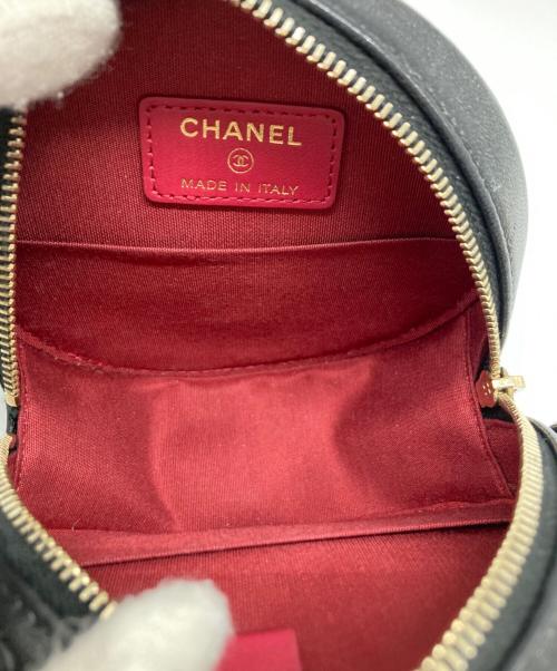 CHANEL（シャネル）CHANEL (シャネル) 19ラウンド チェーンショルダーバッグ ブラックの古着・服飾アイテム
