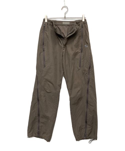 san san gear（サンサンギア）san san gear (サンサンギア) THIRD KITジップパンツ ブラウン サイズ:1の古着・服飾アイテム