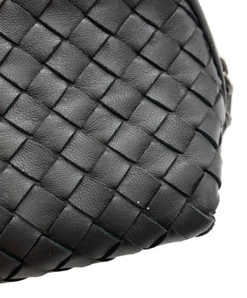 BOTTEGA VENETA（ボッテガベネタ）BOTTEGA VENETA (ボッテガベネタ) イントレチャートコスメポーチ ブラックの古着・服飾アイテム