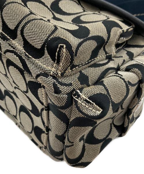 COACH（コーチ）COACH (コーチ) SOHO/シグネチャーキャンバスショルダーバッグ/6835 ベージュの古着・服飾アイテム