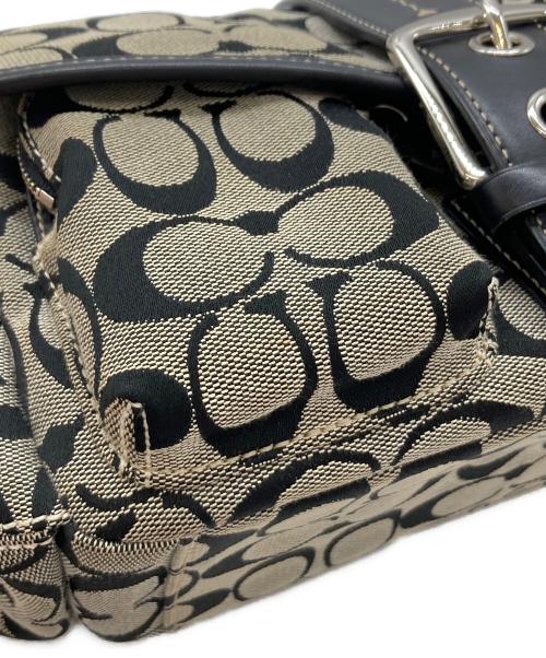 COACH（コーチ）COACH (コーチ) SOHO/シグネチャーキャンバスショルダーバッグ/6835 ベージュの古着・服飾アイテム