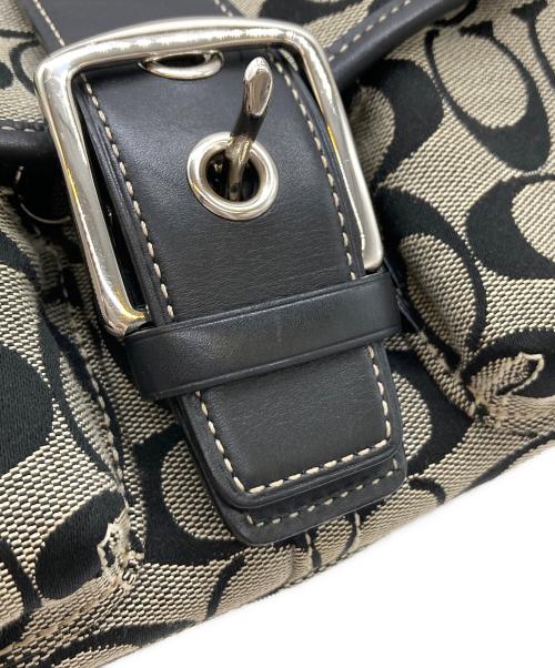 COACH（コーチ）COACH (コーチ) SOHO/シグネチャーキャンバスショルダーバッグ/6835 ベージュの古着・服飾アイテム