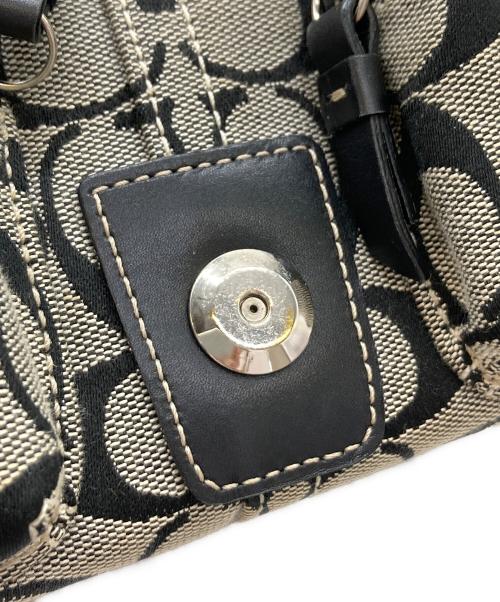 COACH（コーチ）COACH (コーチ) SOHO/シグネチャーキャンバスショルダーバッグ/6835 ベージュの古着・服飾アイテム