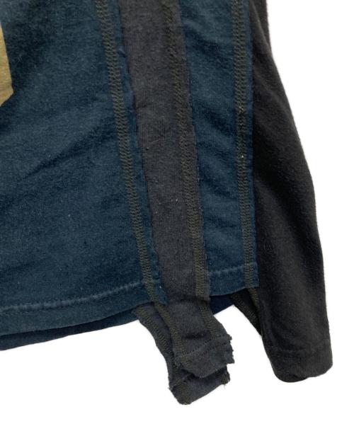 Needles（ニードルズ）Needles (ニードルズ) 再構築Tシャツ ブラック サイズ:Ｍの古着・服飾アイテム