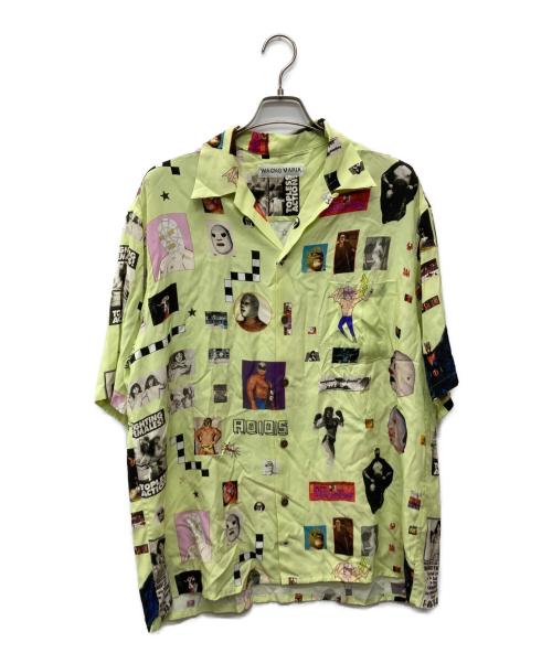 WACKO MARIA（ワコマリア）WACKO MARIA (ワコマリア) YULALA HAWAIIAN SHIRT グリーン サイズ:ＸＬの古着・服飾アイテム
