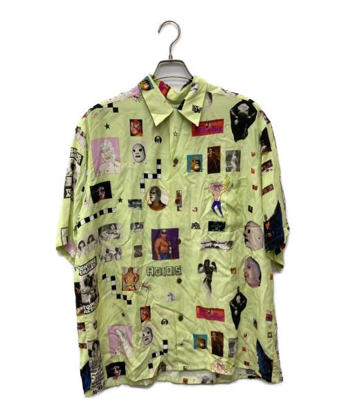 WACKO MARIA（ワコマリア）WACKO MARIA (ワコマリア) YULALA HAWAIIAN SHIRT グリーン サイズ:ＸＬの古着・服飾アイテム
