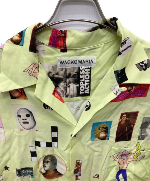 WACKO MARIA（ワコマリア）WACKO MARIA (ワコマリア) YULALA HAWAIIAN SHIRT グリーン サイズ:ＸＬの古着・服飾アイテム