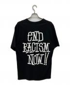 stussyステューシー）の古着「STAND FIRMカットソー」｜ブラック
