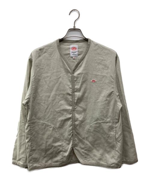 DANTON（ダントン）DANTON (ダントン) リネンシャツカーディガン/DT-B0350 ベージュ サイズ:40の古着・服飾アイテム
