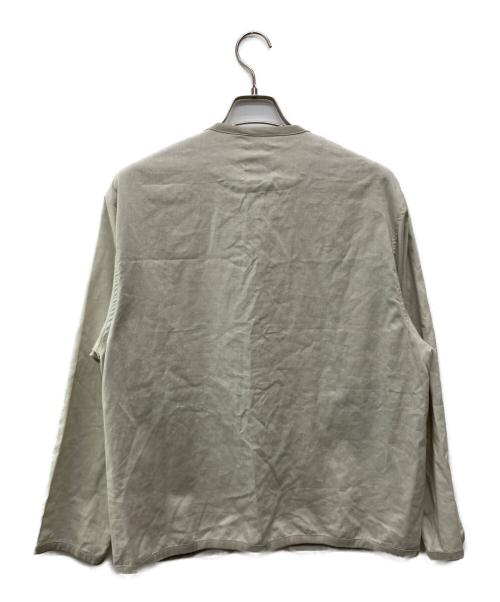 DANTON（ダントン）DANTON (ダントン) リネンシャツカーディガン/DT-B0350 ベージュ サイズ:40の古着・服飾アイテム