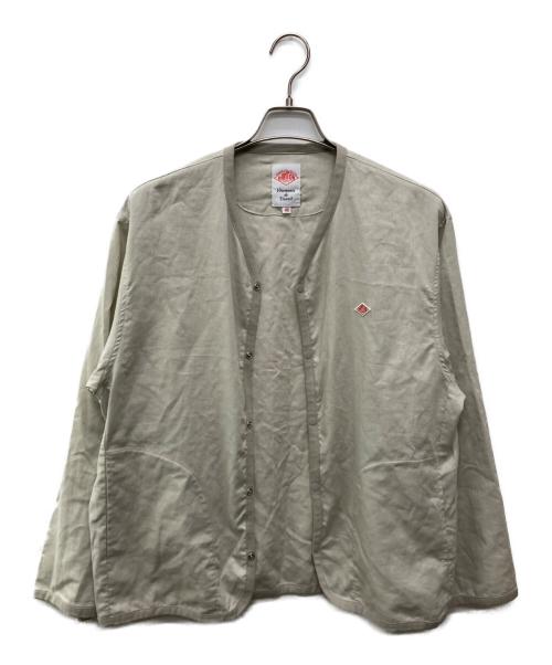DANTON（ダントン）DANTON (ダントン) リネンシャツカーディガン/DT-B0350 ベージュ サイズ:40の古着・服飾アイテム