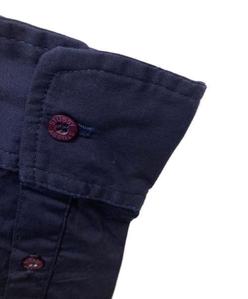stussy（ステューシー）stussy (ステューシー) ポケットワークシャツ ネイビー サイズ:Ｓの古着・服飾アイテム