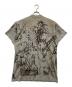 BALENCIAGA (バレンシアガ) クラッシュダスト加工 ワッペン 半袖Tシャツ グレー サイズ:L：50000円