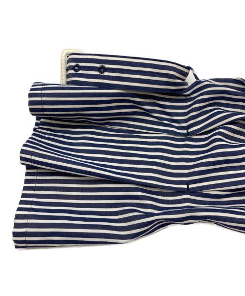 ADORE（アドーア）ADORE (アドーア) ストライプシャツ ブルー サイズ:38の古着・服飾アイテム