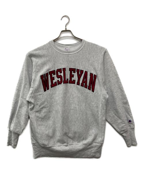 Champion REVERSE WEAVE（チャンピオン リバース ウィーブ）Champion REVERSE WEAVE (チャンピオン リバース ウィーブ) クルーネックスウェット グレー サイズ:Lの古着・服飾アイテム