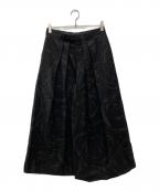 LAD MUSICIANラッドミュージシャン）の古着「BIG ROSE 2TUCK HAKAMA PANTS」｜ブラック
