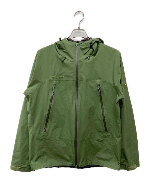 MAMMUT（マムート）MAMMUT (マムート) CLIMATE Rain -Suits グリーン×ブラック サイズ:Lの古着・服飾アイテム