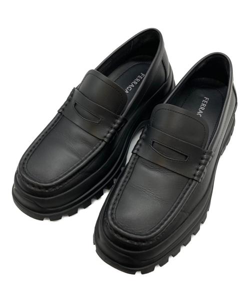 Ferragamo（フェラガモ）Ferragamo (フェラガモ) ペニーローファー/0784417 ブラック サイズ:8Mの古着・服飾アイテム