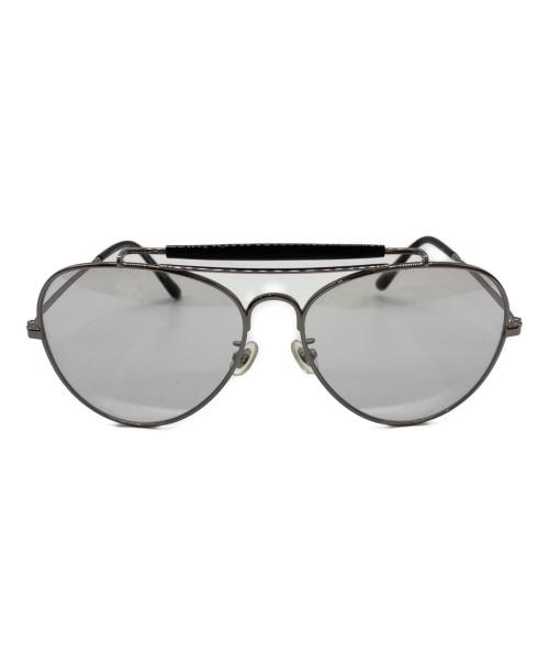 Zoff（ゾフ）Zoff (ゾフ) takashi kumagai (タカシクマガイ) ティアドロップサングラス/ZY192G02A.16E2 グレー サイズ:59□16-145の古着・服飾アイテム