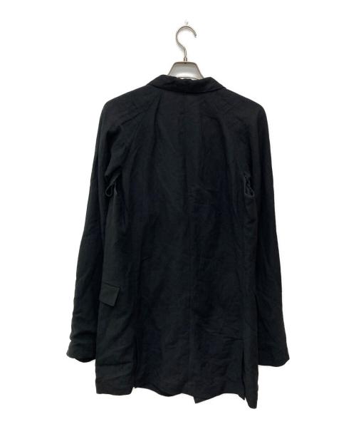 Yohji Yamamoto pour homme（ヨウジヤマモト プールオム）Yohji Yamamoto pour homme (ヨウジヤマモト プールオム) LI/RYCANVAS DOUBLE FRONT JACKET/HS-J12-308 ブラック サイズ:2の古着・服飾アイテム