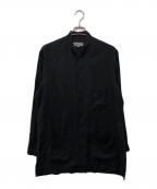 Yohji Yamamoto pour hommeヨウジヤマモト プールオム）の古着「G-テンセルローンシャツ/HN-B44-222」｜ブラック
