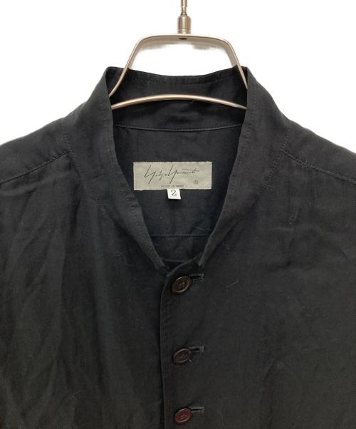 Yohji Yamamoto pour homme（ヨウジヤマモト プールオム）Yohji Yamamoto pour homme (ヨウジヤマモト プールオム) G-テンセルローンシャツ/HN-B44-222 ブラック サイズ:2の古着・服飾アイテム
