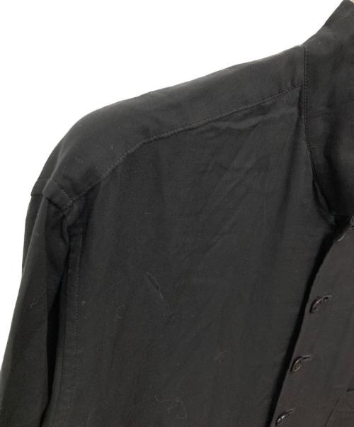Yohji Yamamoto pour homme（ヨウジヤマモト プールオム）Yohji Yamamoto pour homme (ヨウジヤマモト プールオム) G-テンセルローンシャツ/HN-B44-222 ブラック サイズ:2の古着・服飾アイテム