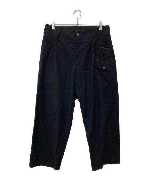 Yohji Yamamoto pour homme（ヨウジヤマモト プールオム）Yohji Yamamoto pour homme (ヨウジヤマモト プールオム) フロントポケットパンツ/HN-P04-002 ブラック サイズ:3の古着・服飾アイテム