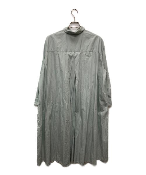 Graphpaper（グラフペーパー）Graphpaper (グラフペーパー) Broad Oversized Shirt Dress/GL221-60227 ミントグリーン サイズ:00の古着・服飾アイテム