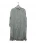 Graphpaper（グラフペーパー）の古着「Broad Oversized Shirt Dress/GL221-60227」｜ミントグリーン