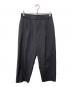 ATON（エイトン）の古着「WOOL TROPICAL TAPERED EASY PANTS/PR.AG.SM.0700」｜グレー